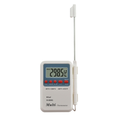 H-9283 Detecting food internal temperature, high/low temperature alarm setting, wide range, °C/°F display, Data hold