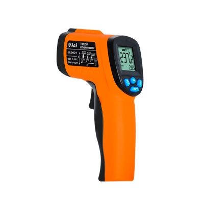 TM550 550℃红外测温仪，发射率0.1～1.0可调，阀值可设置，声音报警功能，最大/最小/平均/差值。