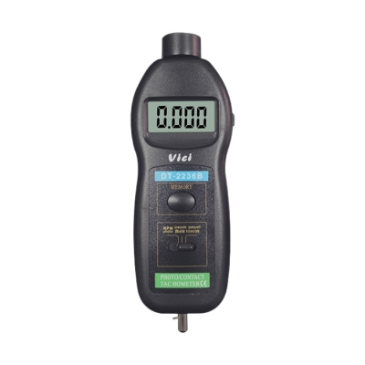DT-2236B LED光电接触转速线速表，自动记忆最大值，最小值，最后测量值。