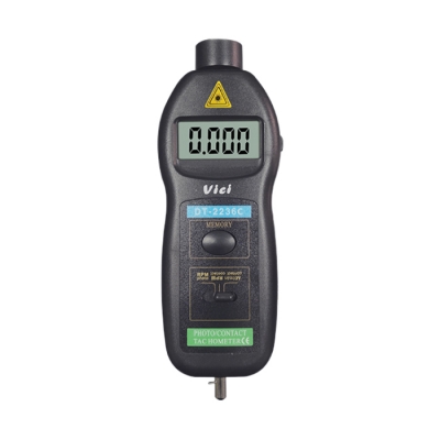 DT-2236C 激光光电接触转速线速表，自动记忆最大值，最小值，最后测量值。