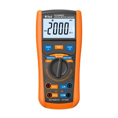 VC4060C Motor Checker, Insulation resistance, Milliohm resistance, Inductance, Data hold, Backlight