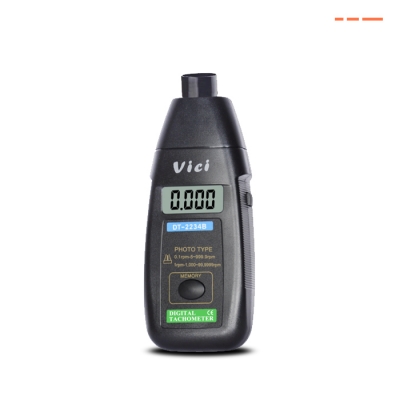 DT-2234B LED non-contact Digital Tachometer, Automatically memory Max/Min/Last value, Automatically store data.