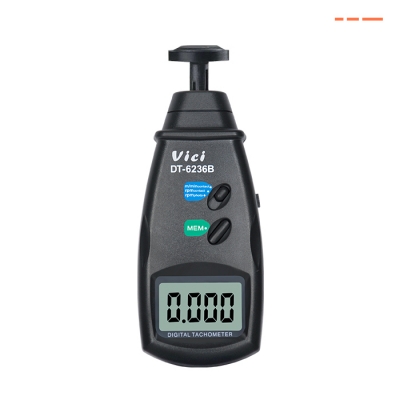 DT-6236B LED Photo non-contact RPM  Contact RPM & Surface speed Tachometer, Auto memory Max/Min/Last value, Auto store data.