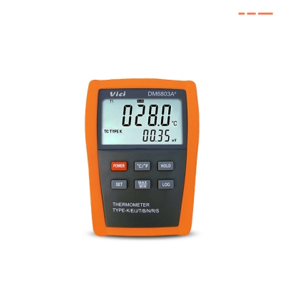 DM6803A+ Dual display Intelligent Alarm Output Control, Support 8 types Thermocouple, Alarm hysteresis setting, Data recording function.