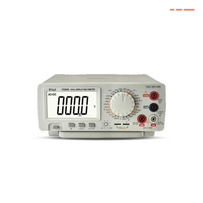 VC8045 高精度台式数字万用表，真有效值测量，AC+DC测量功能，背光功能。
