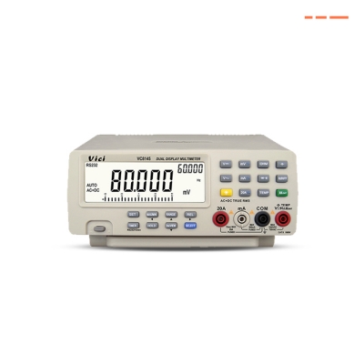 VC8145 Max 80000 digits,  Broadband True RMS, Quasi-function generator, Signal analysis, Up/Low limit tests, RS-232 computer interface.
