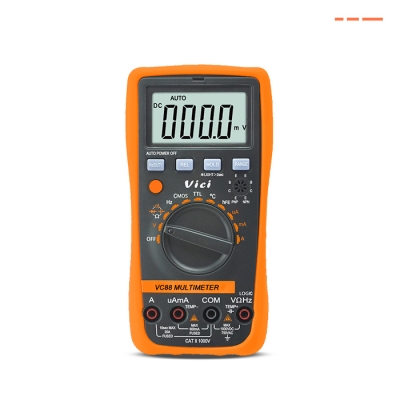 VC88 COMS、TTL逻辑电平测量，频率/占空比，相对值测量，读数保持，背光显示。